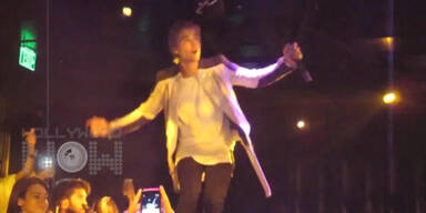 Justin Bieber vergisst Songtext