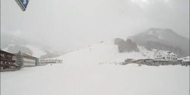 Aprilwetter in der Ski-Region