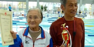 100-jährige stellt Weltrekord auf