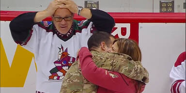 Irre Familien-Reunion bei NHL-Spiel
