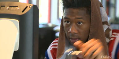 David Alaba trainiert wieder