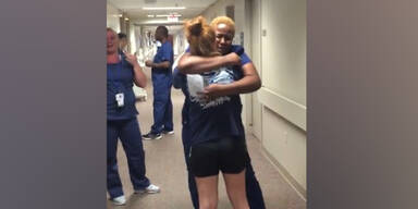 Gelähmte kann plötzlich wieder gehen