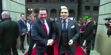 Robbie Williams im VW-Flagship-Store