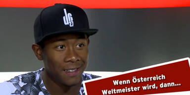 Alaba hört auf, wenn Österreich Weltmeister wird