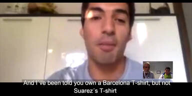 Suarez ruft krankes Kind an