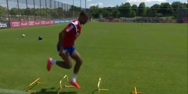 David Alaba trainiert wieder