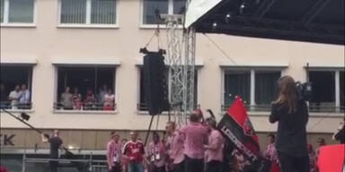 Lukas Hinterseer singt Gabalier bei Ingolstadts Meisterfeier