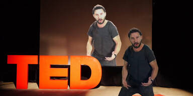 Shia LaBeouf h&auml;lt Motivationsrede