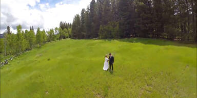 Hochzeits-Drohne st&uuml;rzt ab