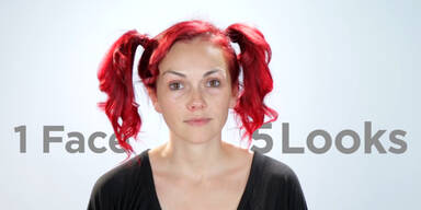 Fünf Make-Up Looks in zwei Minuten