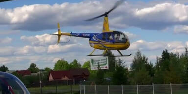 Tolle Hubschrauber Formation