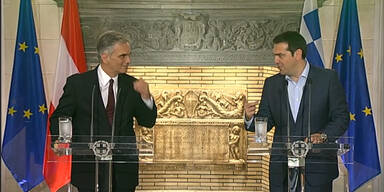 Faymann besucht Tsipras