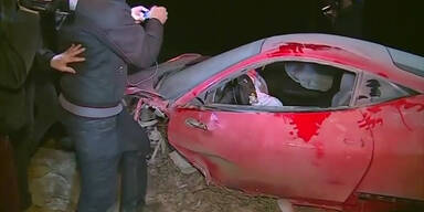 Arturo Vidal crasht seinen Ferrari