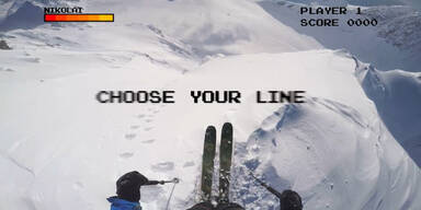 Skifahren im 8-Bit Modus