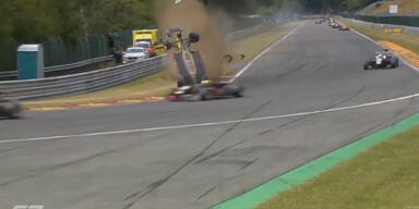 Horror-Crash überschattet Spa-GP