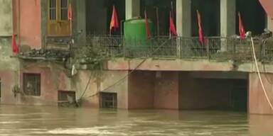 Heftige &Uuml;berflutungen in Indien