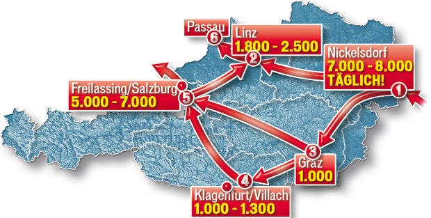 Deutsche Polizei will Grenz-Zaun