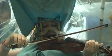 Geigerin spielte Mozart bei Hirn-OP