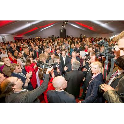 Wahlparty der SPÖ in Wien