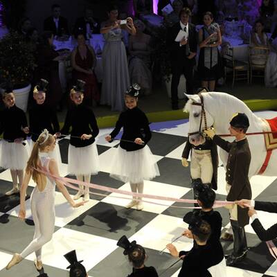 Der Auftakt zu einer wundervollen Ballnacht.