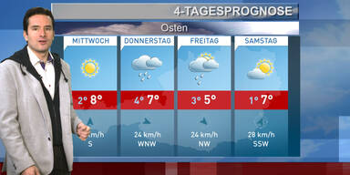 Die 4-Tagesprognose
