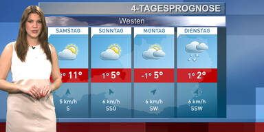 Die 4-Tagesprognose