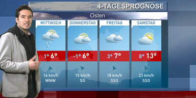 Die 4-Tagesprognose