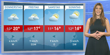 Die 4-Tagesprognose