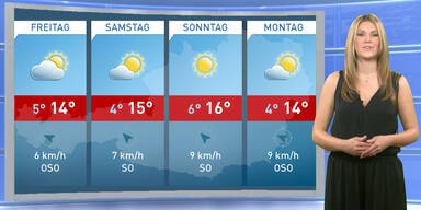 Die 4-Tagesprognose