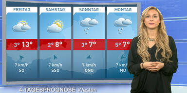 Die 4-Tagesprognose