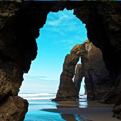 15. Playa de las Catedrales, Spanien