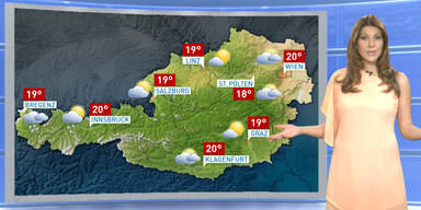 Das Wetterupdate: Sonnig, Schauer im Bergland