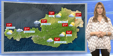 Das Wetterupdate: Regen und gewittrige Schauer