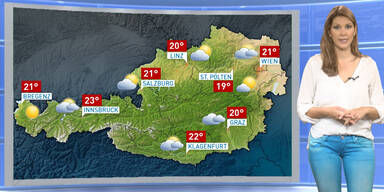 Das Wetterupdate: Meist sonnig, lokale Schauer