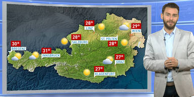 Das Wetterupdate: Sehr sonnig, einzelne Wolken im Osten