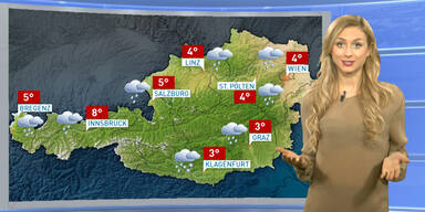 Das Wetterupdate: Bis zum Abend Regen mit Schnee