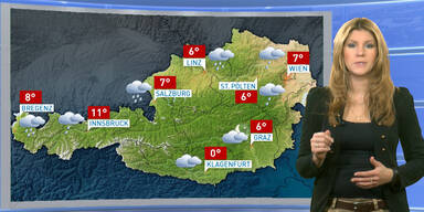 Das Wetterupdate: Erneut Regenschauer und Weststurm