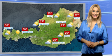 Wetterupdate: Im Westen sonnig und heiß, im Osten auch Wolken
