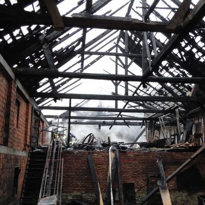 Feuerwerkskörper löste Großbrand auf oö. Bauernhof aus