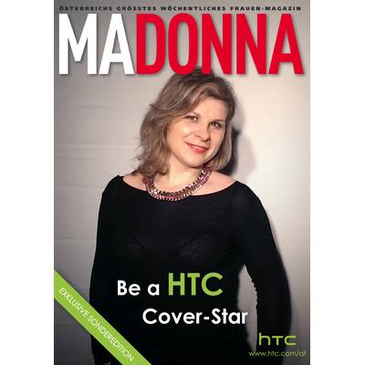Cover-Model by HTC & MADONNA 
