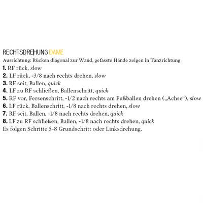 Tanzschritte: Quickstepp