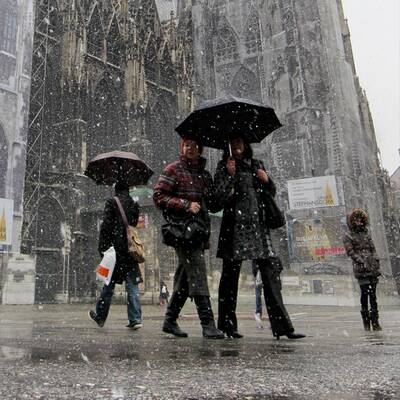 Schnee-Chaos in Wien & Umgebung 