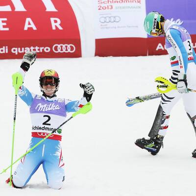 Marcel Hirscher jubelt über Gold