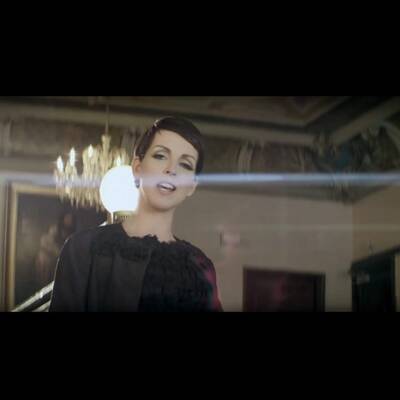 Nena und Helmut Berger drehen Videoclip