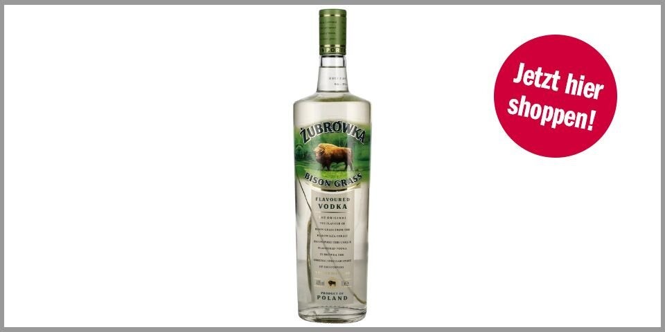  Żubrówka Bison Grass Vodka mit Glas – 19,05 statt 21,99 Euro bei Amazon*