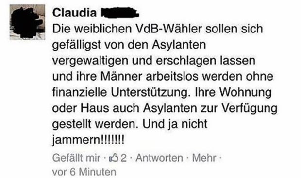 Mord-Drohung gegen Van der Bellen