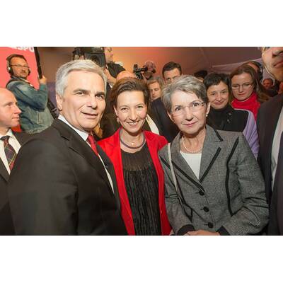 Wahlparty der SPÖ in Wien