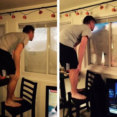 So viel Schnee liegt in Buffalo