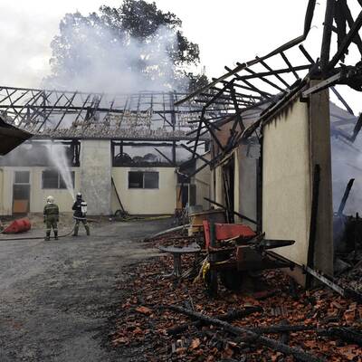 Feuerwerkskörper löste Großbrand auf oö. Bauernhof aus
