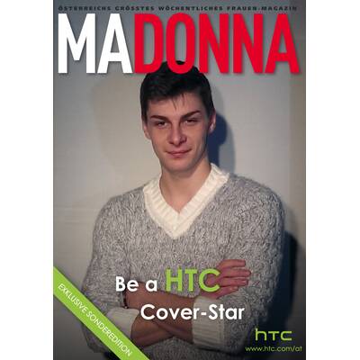 Cover-Model by HTC & MADONNA 